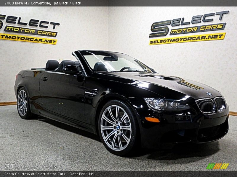 Jet Black / Black 2008 BMW M3 Convertible