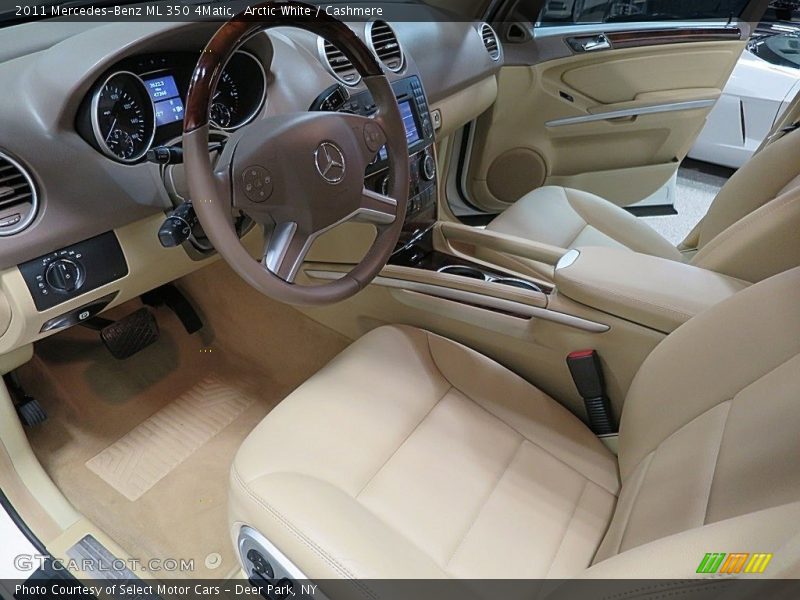 Arctic White / Cashmere 2011 Mercedes-Benz ML 350 4Matic