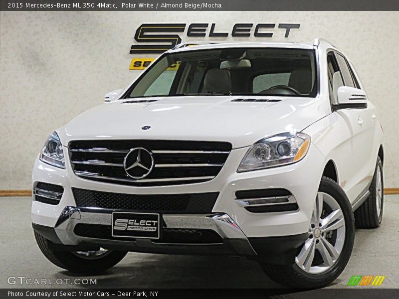 Polar White / Almond Beige/Mocha 2015 Mercedes-Benz ML 350 4Matic