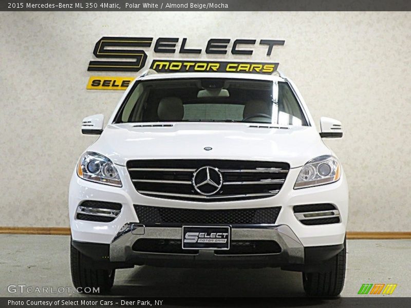Polar White / Almond Beige/Mocha 2015 Mercedes-Benz ML 350 4Matic