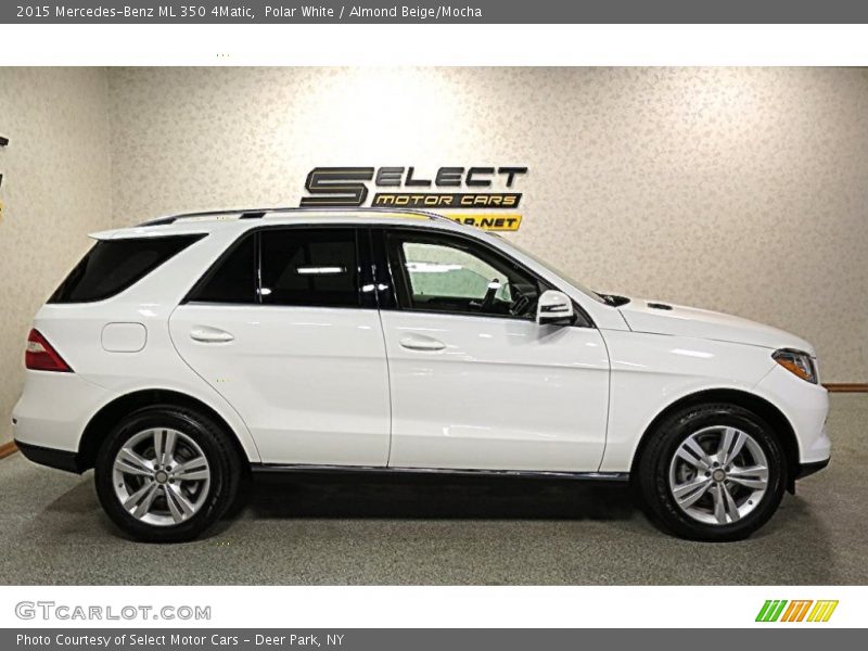 Polar White / Almond Beige/Mocha 2015 Mercedes-Benz ML 350 4Matic