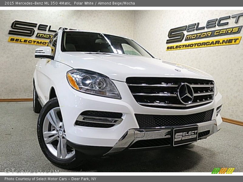 Polar White / Almond Beige/Mocha 2015 Mercedes-Benz ML 350 4Matic