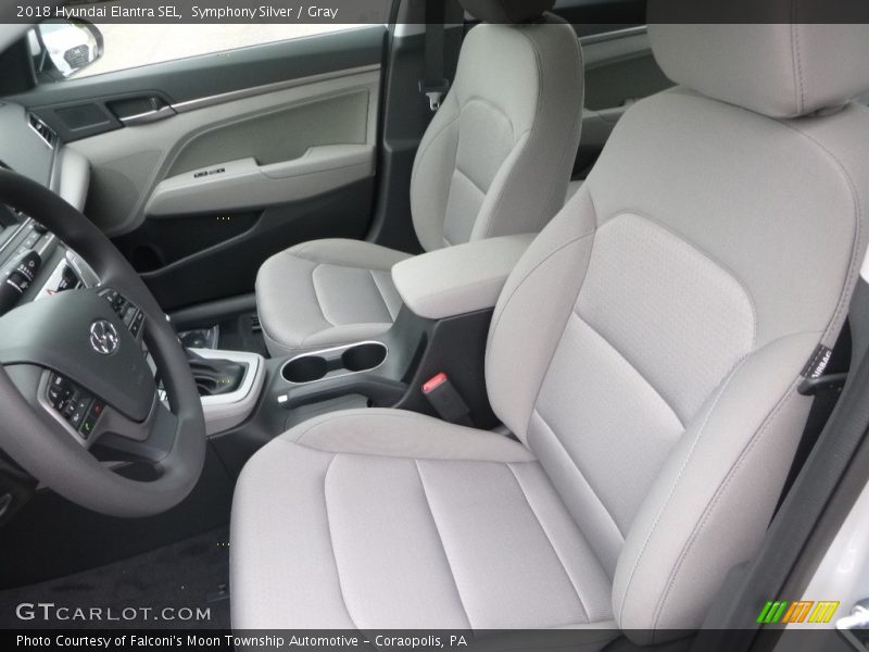 Symphony Silver / Gray 2018 Hyundai Elantra SEL