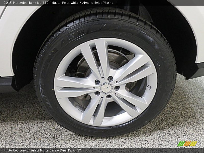 Polar White / Almond Beige/Mocha 2015 Mercedes-Benz ML 350 4Matic