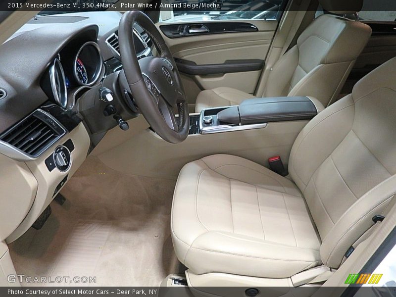 Polar White / Almond Beige/Mocha 2015 Mercedes-Benz ML 350 4Matic