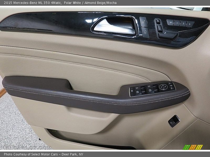 Polar White / Almond Beige/Mocha 2015 Mercedes-Benz ML 350 4Matic