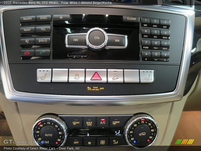 Polar White / Almond Beige/Mocha 2015 Mercedes-Benz ML 350 4Matic
