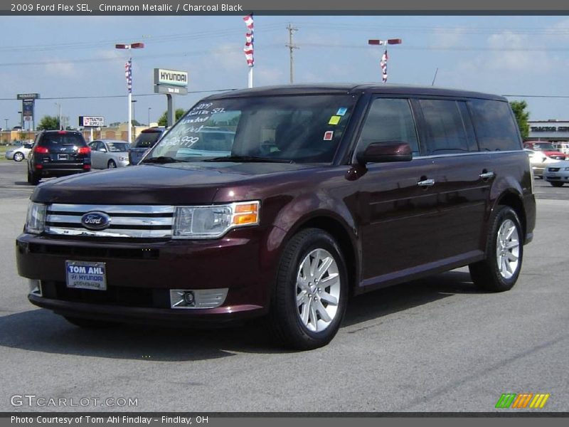 Cinnamon Metallic / Charcoal Black 2009 Ford Flex SEL