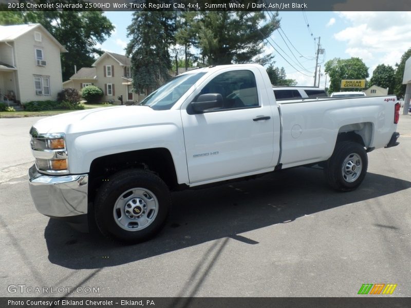 Summit White / Dark Ash/Jet Black 2018 Chevrolet Silverado 2500HD Work Truck Regular Cab 4x4