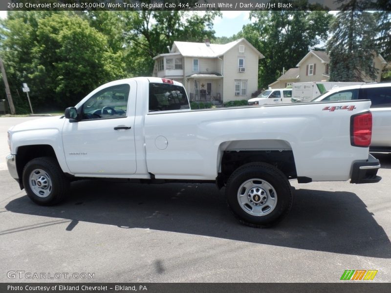 Summit White / Dark Ash/Jet Black 2018 Chevrolet Silverado 2500HD Work Truck Regular Cab 4x4