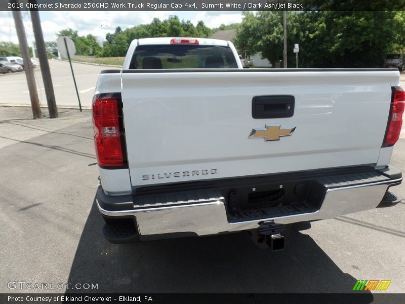 Summit White / Dark Ash/Jet Black 2018 Chevrolet Silverado 2500HD Work Truck Regular Cab 4x4