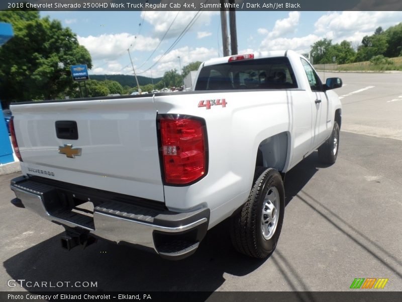 Summit White / Dark Ash/Jet Black 2018 Chevrolet Silverado 2500HD Work Truck Regular Cab 4x4