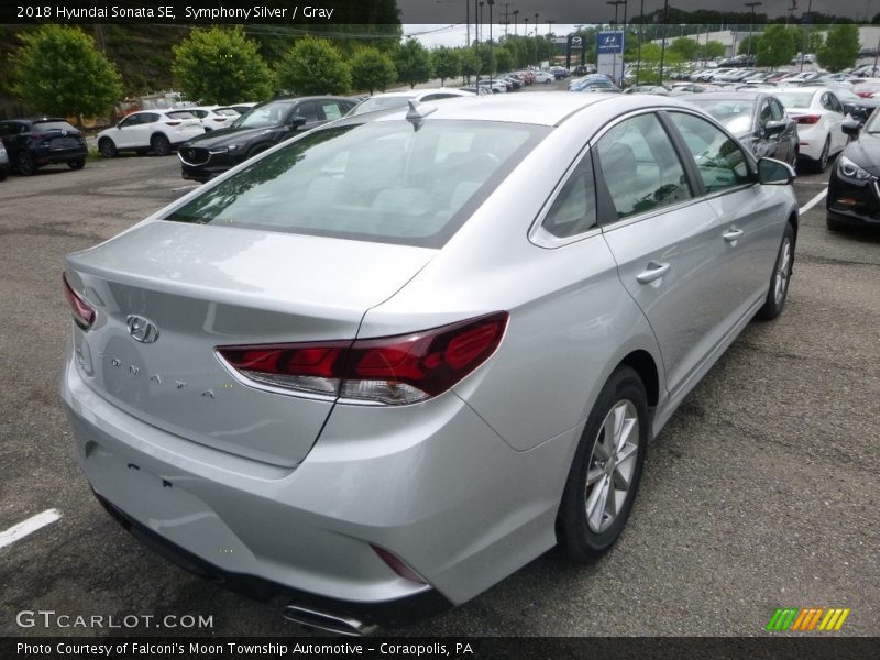 Symphony Silver / Gray 2018 Hyundai Sonata SE