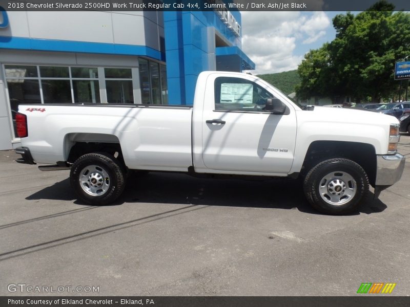 Summit White / Dark Ash/Jet Black 2018 Chevrolet Silverado 2500HD Work Truck Regular Cab 4x4