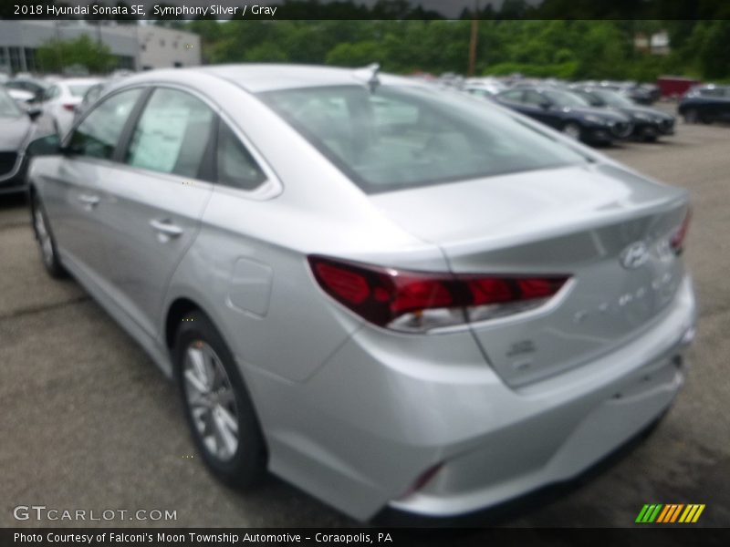 Symphony Silver / Gray 2018 Hyundai Sonata SE
