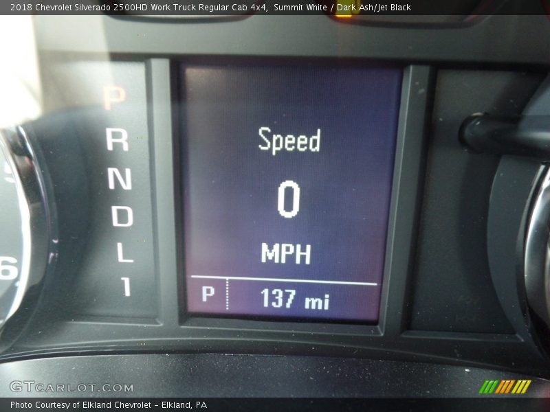 Summit White / Dark Ash/Jet Black 2018 Chevrolet Silverado 2500HD Work Truck Regular Cab 4x4