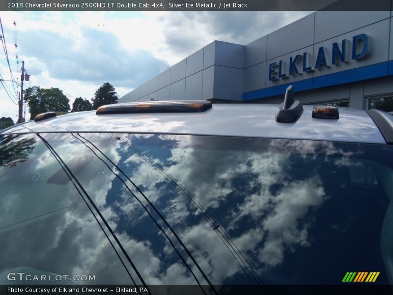 Silver Ice Metallic / Jet Black 2018 Chevrolet Silverado 2500HD LT Double Cab 4x4