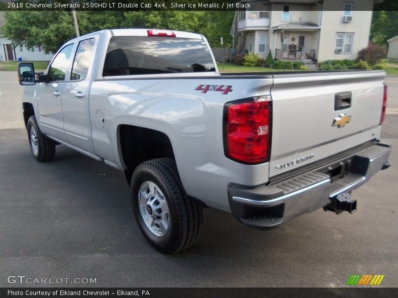 Silver Ice Metallic / Jet Black 2018 Chevrolet Silverado 2500HD LT Double Cab 4x4
