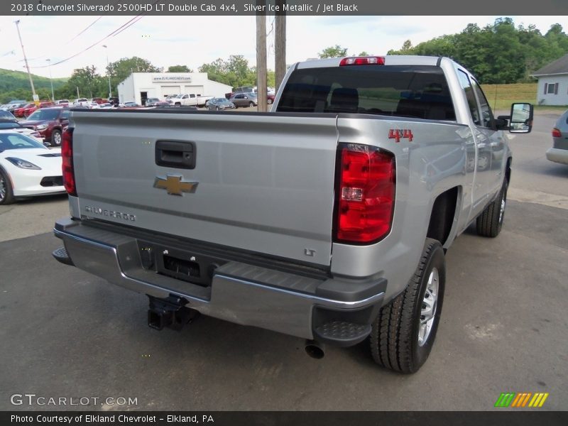 Silver Ice Metallic / Jet Black 2018 Chevrolet Silverado 2500HD LT Double Cab 4x4