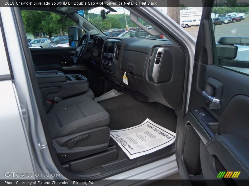 Silver Ice Metallic / Jet Black 2018 Chevrolet Silverado 2500HD LT Double Cab 4x4