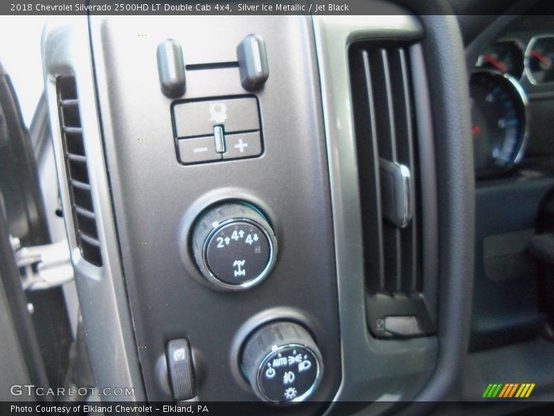 Silver Ice Metallic / Jet Black 2018 Chevrolet Silverado 2500HD LT Double Cab 4x4
