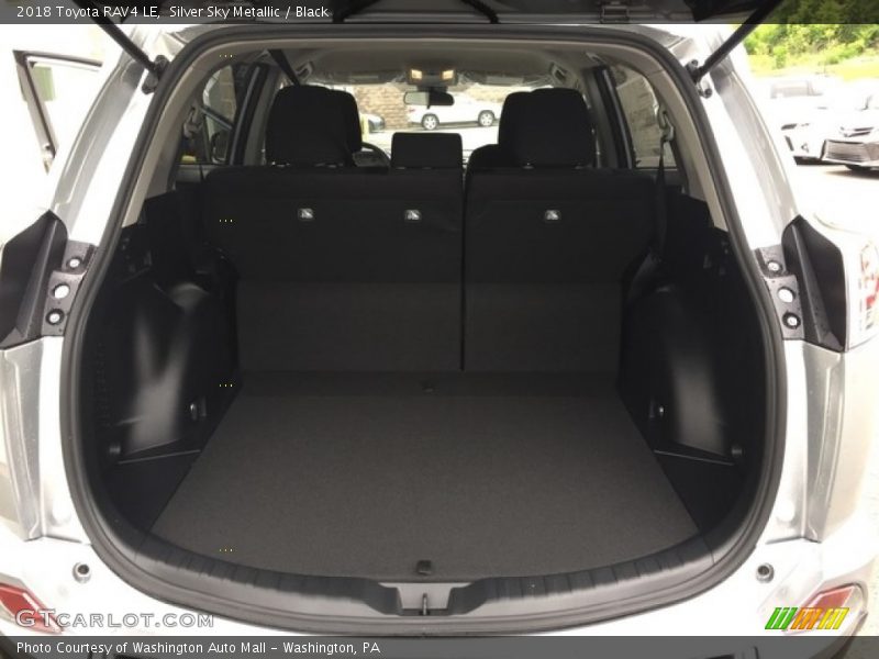 Silver Sky Metallic / Black 2018 Toyota RAV4 LE