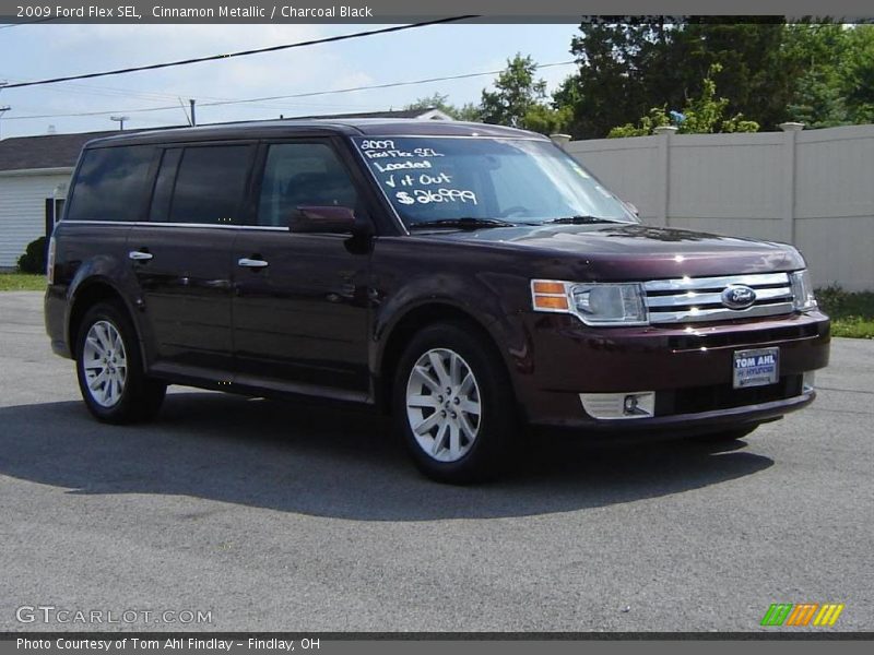 Cinnamon Metallic / Charcoal Black 2009 Ford Flex SEL