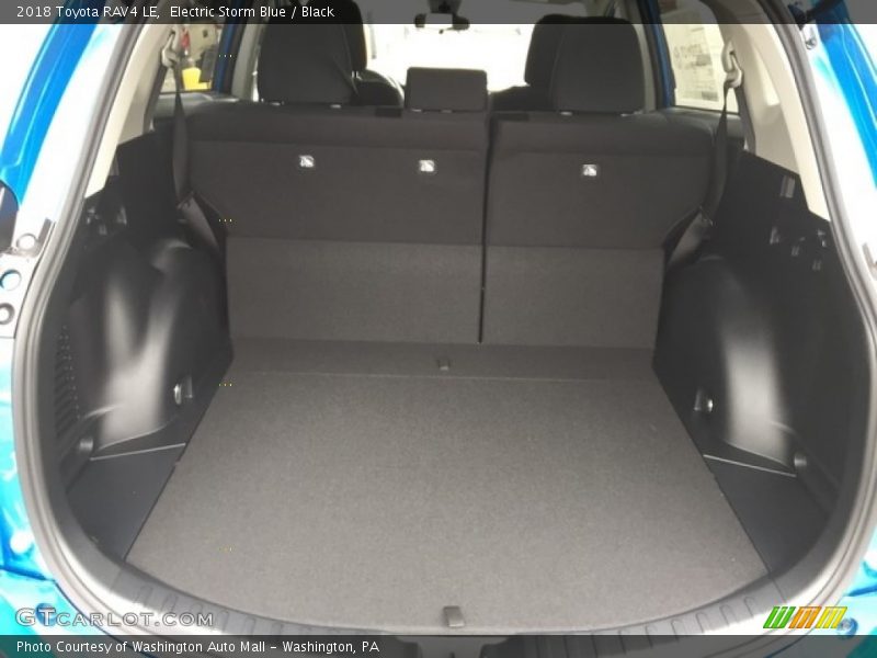 Electric Storm Blue / Black 2018 Toyota RAV4 LE