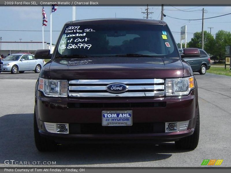 Cinnamon Metallic / Charcoal Black 2009 Ford Flex SEL