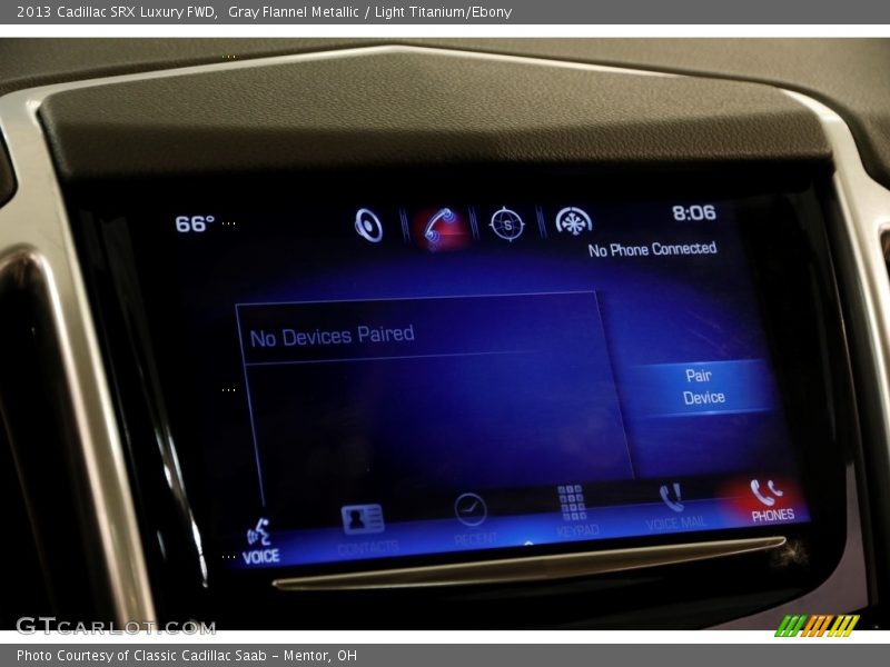 Gray Flannel Metallic / Light Titanium/Ebony 2013 Cadillac SRX Luxury FWD