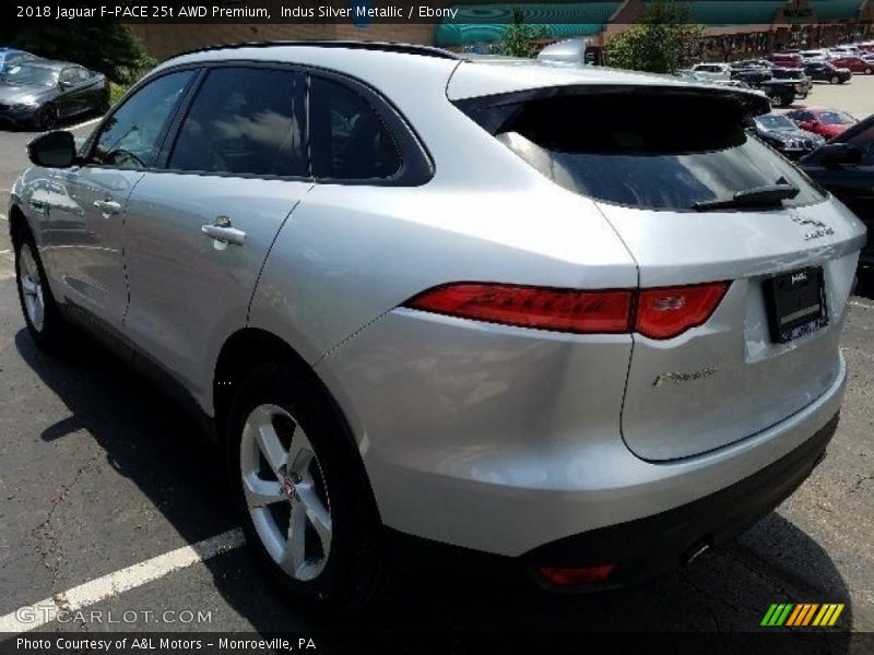 Indus Silver Metallic / Ebony 2018 Jaguar F-PACE 25t AWD Premium