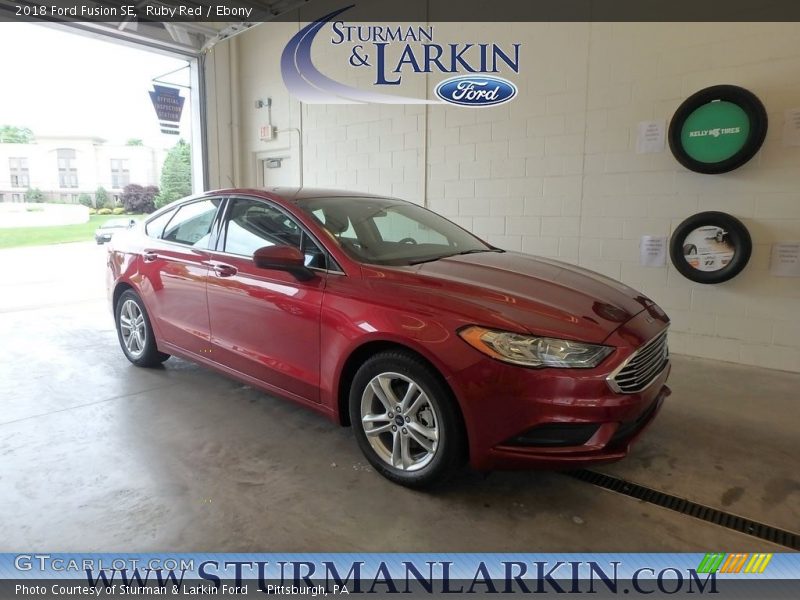 Ruby Red / Ebony 2018 Ford Fusion SE