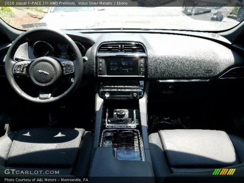 Indus Silver Metallic / Ebony 2018 Jaguar F-PACE 25t AWD Premium