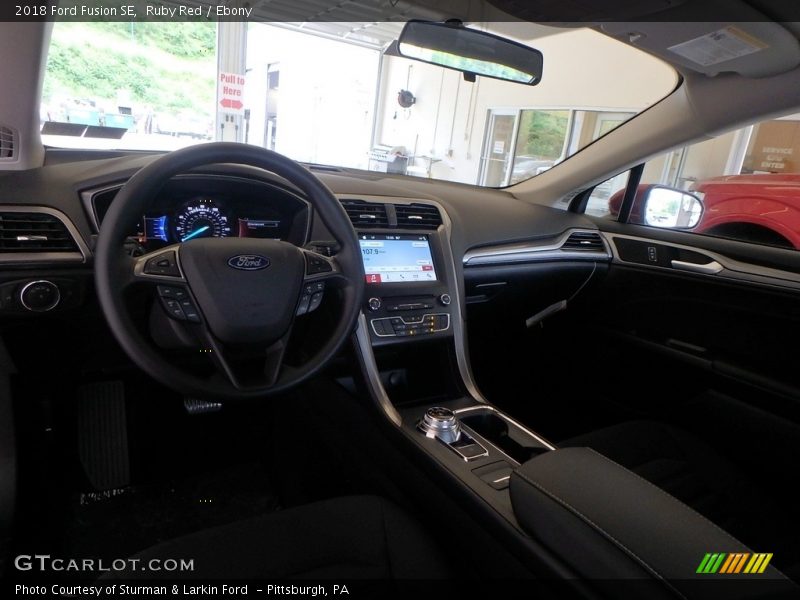 Ruby Red / Ebony 2018 Ford Fusion SE