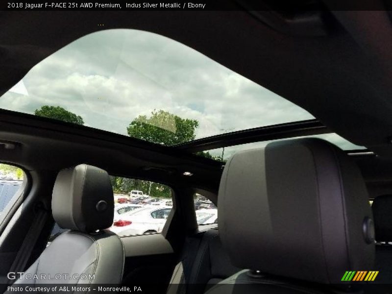 Indus Silver Metallic / Ebony 2018 Jaguar F-PACE 25t AWD Premium