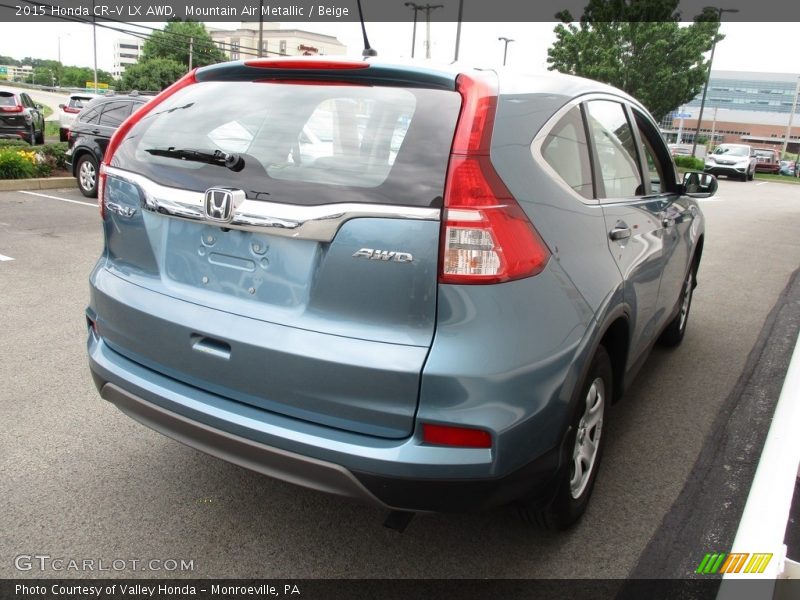 Mountain Air Metallic / Beige 2015 Honda CR-V LX AWD
