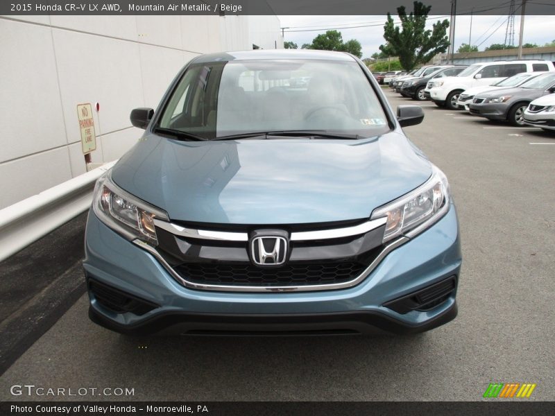 Mountain Air Metallic / Beige 2015 Honda CR-V LX AWD
