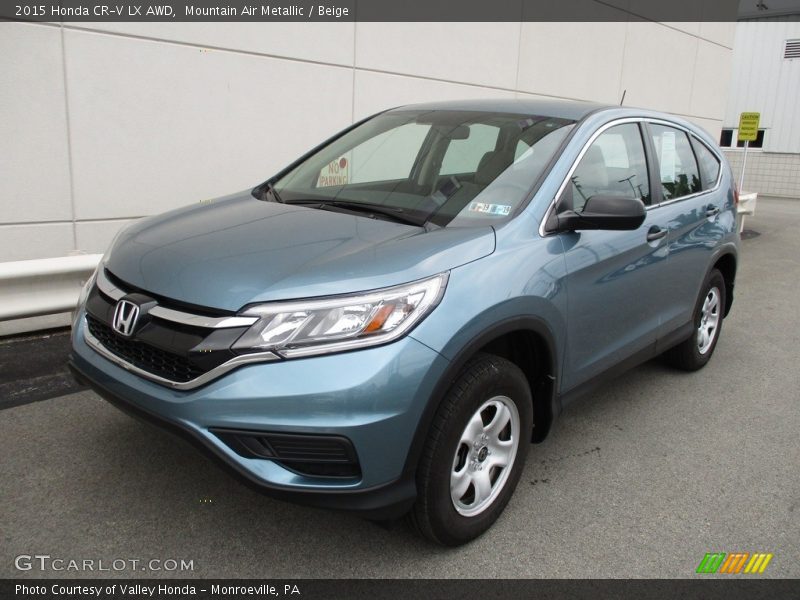 Mountain Air Metallic / Beige 2015 Honda CR-V LX AWD