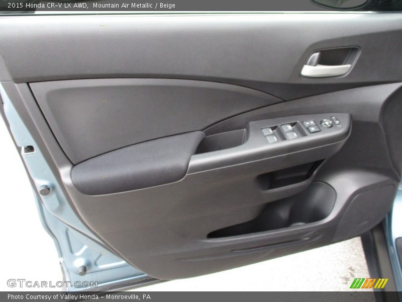 Mountain Air Metallic / Beige 2015 Honda CR-V LX AWD