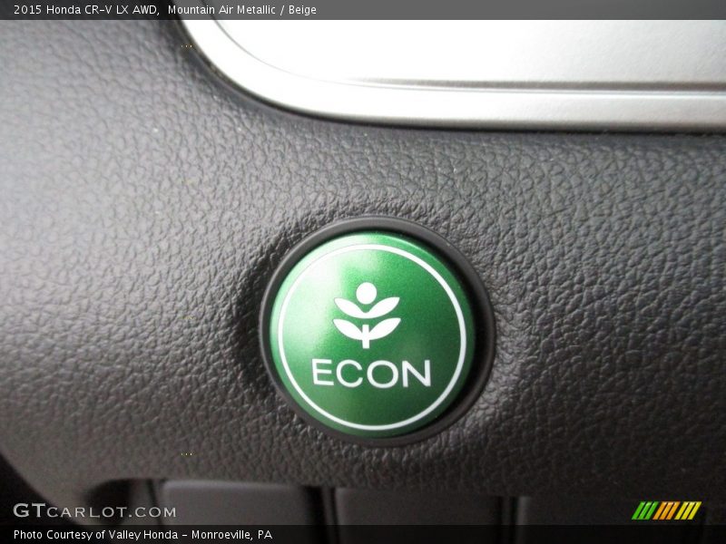 Mountain Air Metallic / Beige 2015 Honda CR-V LX AWD