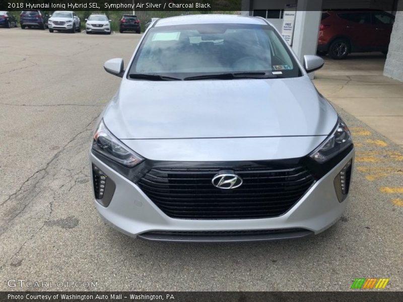 Symphony Air Silver / Charcoal Black 2018 Hyundai Ioniq Hybrid SEL