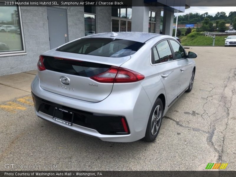 Symphony Air Silver / Charcoal Black 2018 Hyundai Ioniq Hybrid SEL