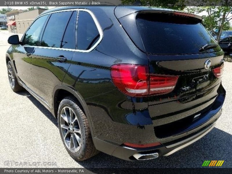 Black Sapphire Metallic / Black 2018 BMW X5 xDrive35i