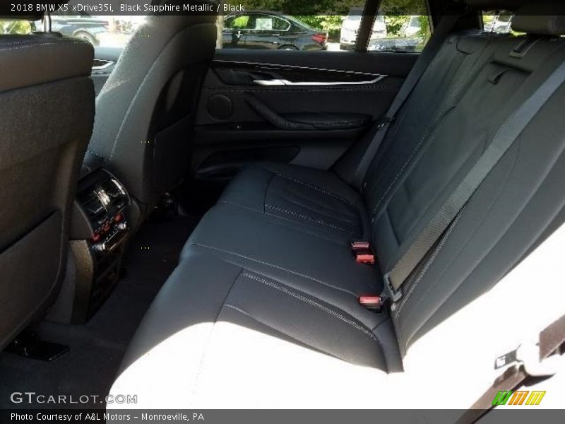 Black Sapphire Metallic / Black 2018 BMW X5 xDrive35i