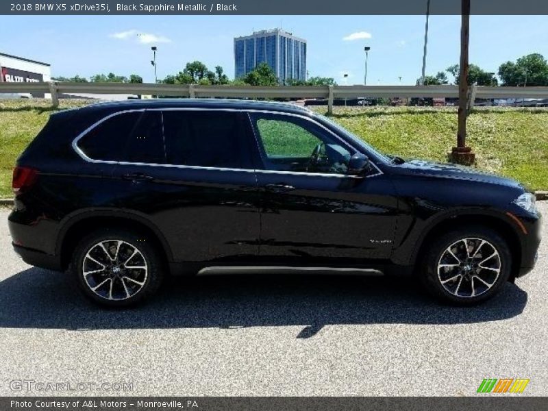 Black Sapphire Metallic / Black 2018 BMW X5 xDrive35i
