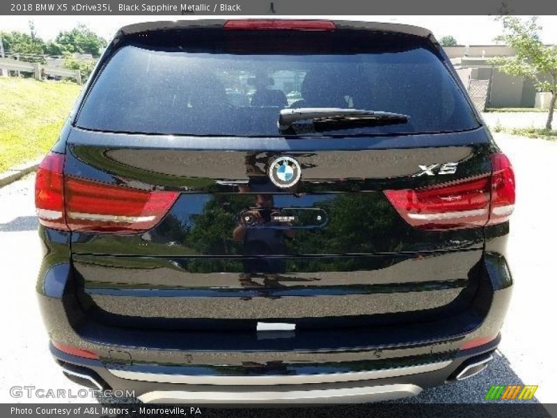 Black Sapphire Metallic / Black 2018 BMW X5 xDrive35i