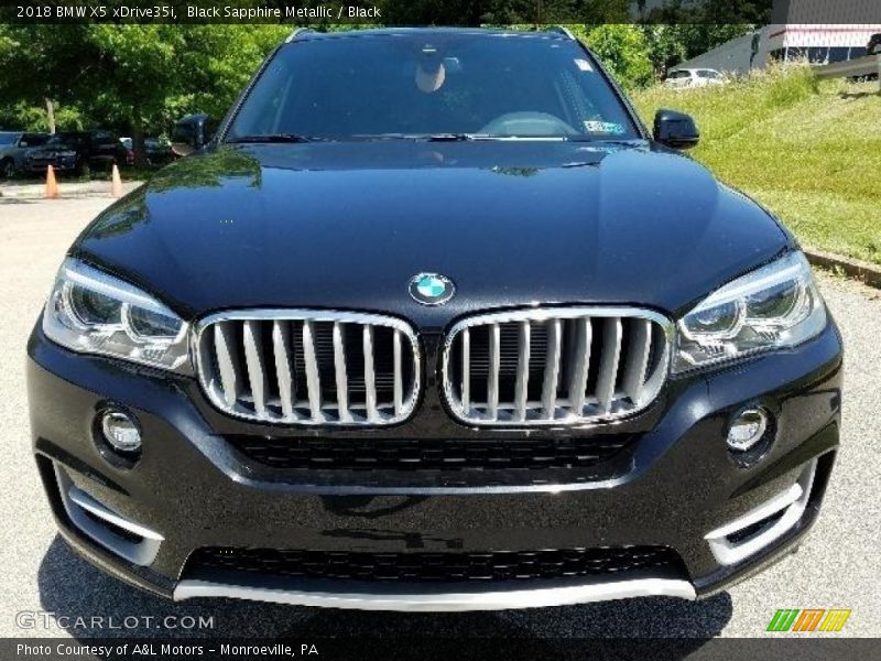 Black Sapphire Metallic / Black 2018 BMW X5 xDrive35i