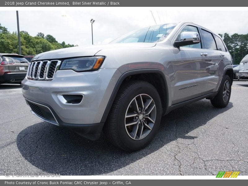 Billet Silver Metallic / Black 2018 Jeep Grand Cherokee Limited