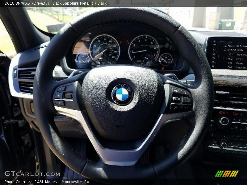 Black Sapphire Metallic / Black 2018 BMW X5 xDrive35i