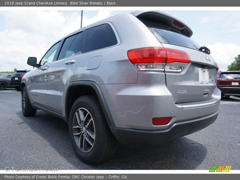 Billet Silver Metallic / Black 2018 Jeep Grand Cherokee Limited
